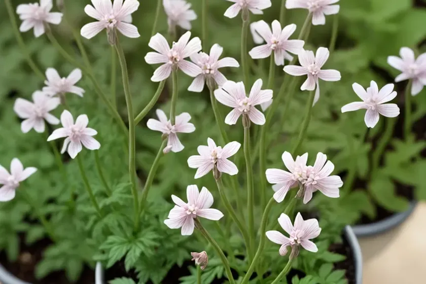 White ramping fumitory (fumaria capreolata) — photo 3