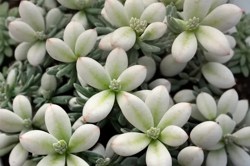 White stonecrop (sedum album subsp. teretifolium ‘murale’) — photo 2