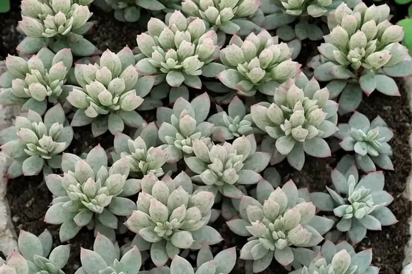 White stonecrop (sedum album subsp. teretifolium ‘murale’)