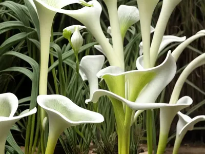 White Trumpet Pitcher Plant (Sarracenia Leucophylla)