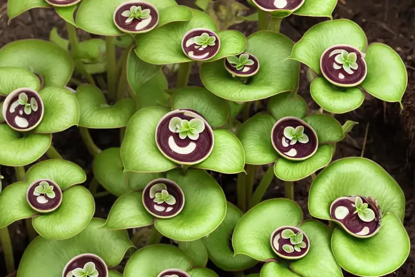 Wild ginger (asarum caudatum) — photo 2