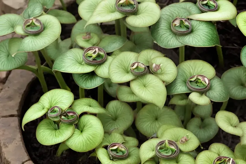Wild ginger (asarum caudatum) — photo 3
