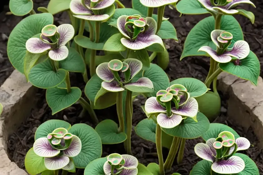 Wild ginger (asarum shuttleworthii)