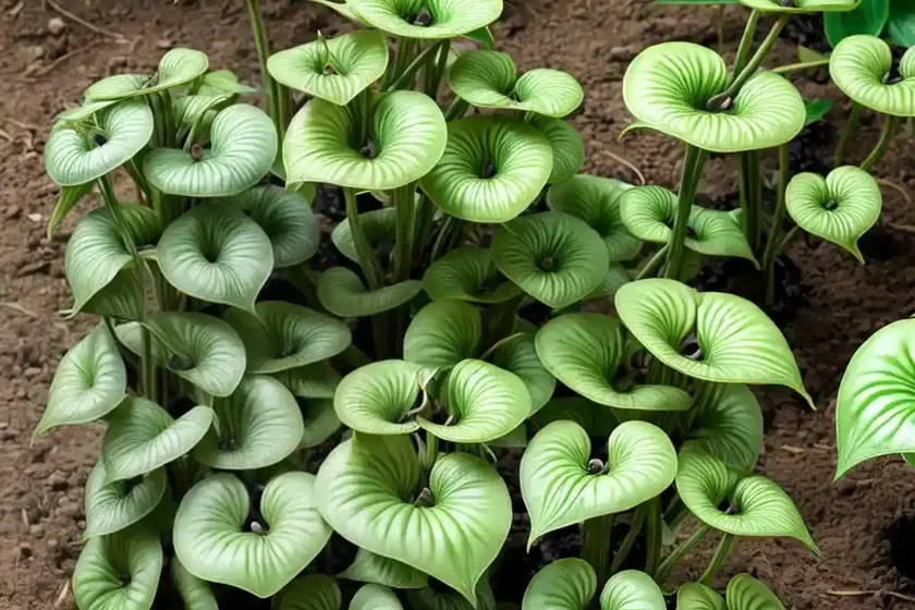 Wild ginger (asarum splendens ‘quicksilver’) — photo 2