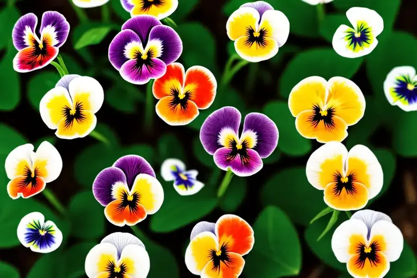 Wild pansy (viola tricolor) — photo 3
