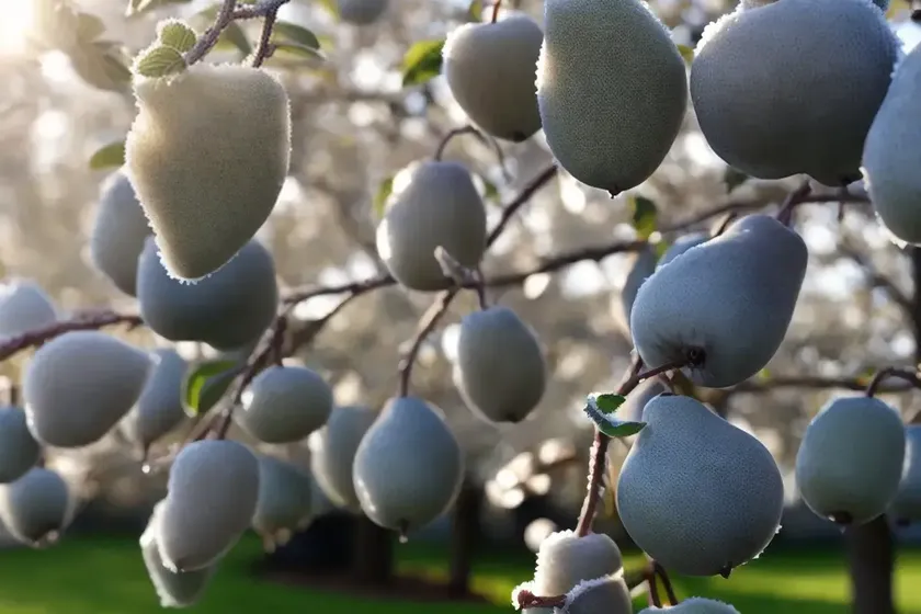 Willowleaf pear (pyrus salicifolia ‘silver frost’) — photo 2