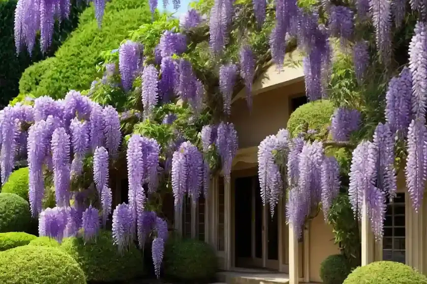 Wisteria floribunda ‘domino’ (japanese wisteria)