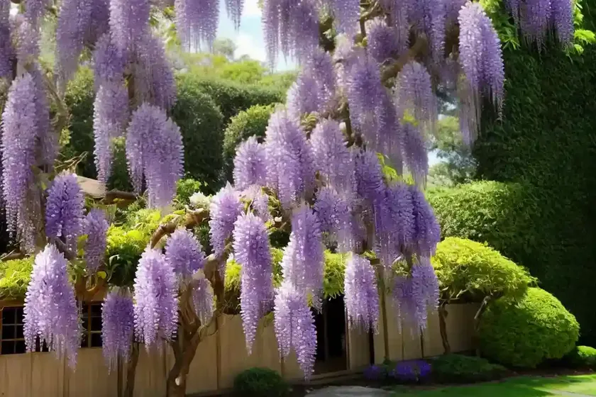 Wisteria floribunda ‘geisha’ (japanese wisteria) — photo 2