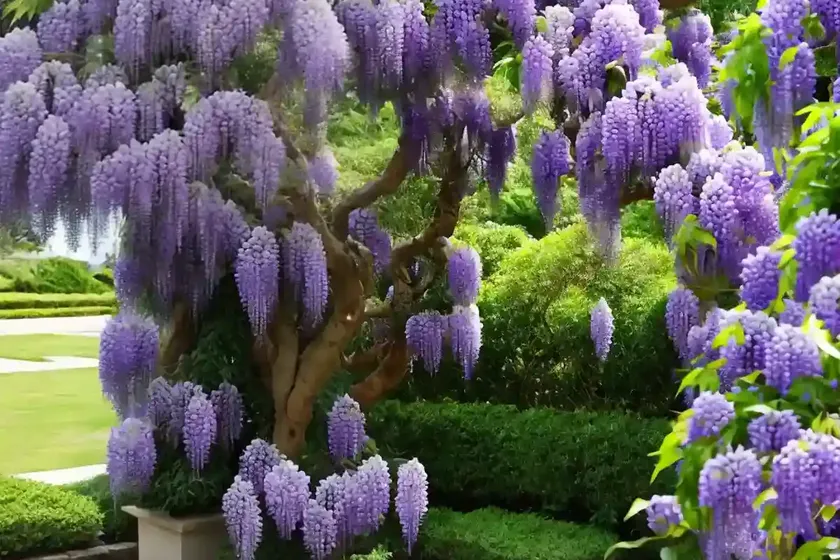 Wisteria Floribunda ‘Murasaki Noda’ (Japanese Wisteria) — photo 3