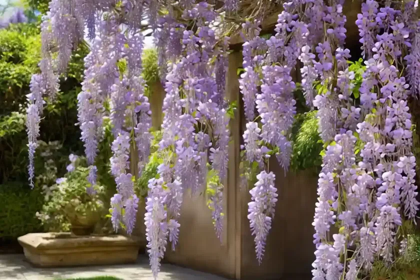 Wisteria floribunda ‘rosea’ (pink japanese wisteria) — photo 3