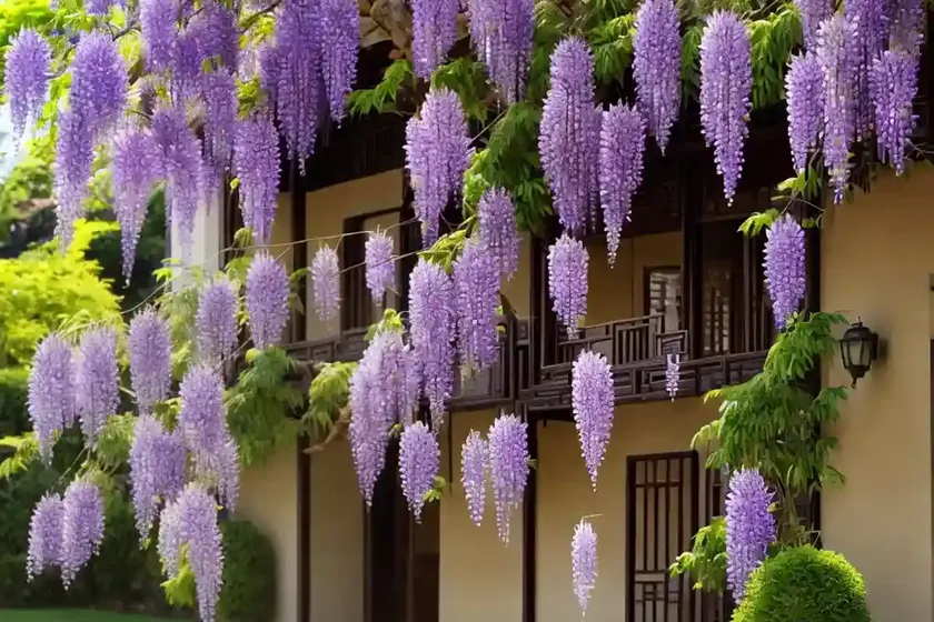 Wisteria sinensis (chinese wisteria) — photo 2