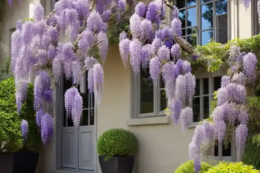 Wisteria sinensis ‘jako’ (chinese wisteria) — photo 3