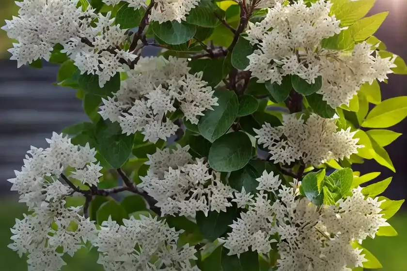 Witch-alder (fothergilla major) — photo 3