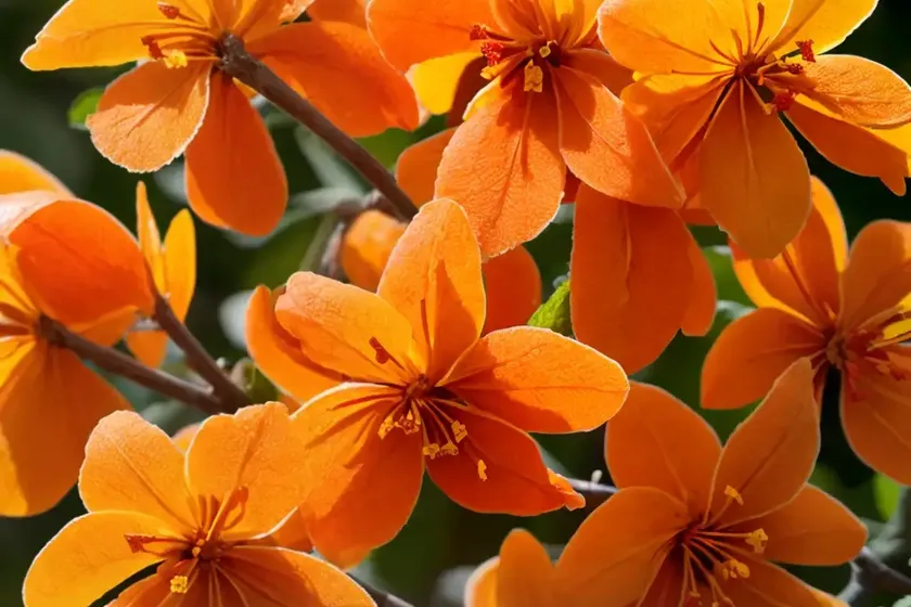 Witch hazel (hamamelis x intermedia ‘orange peel’)