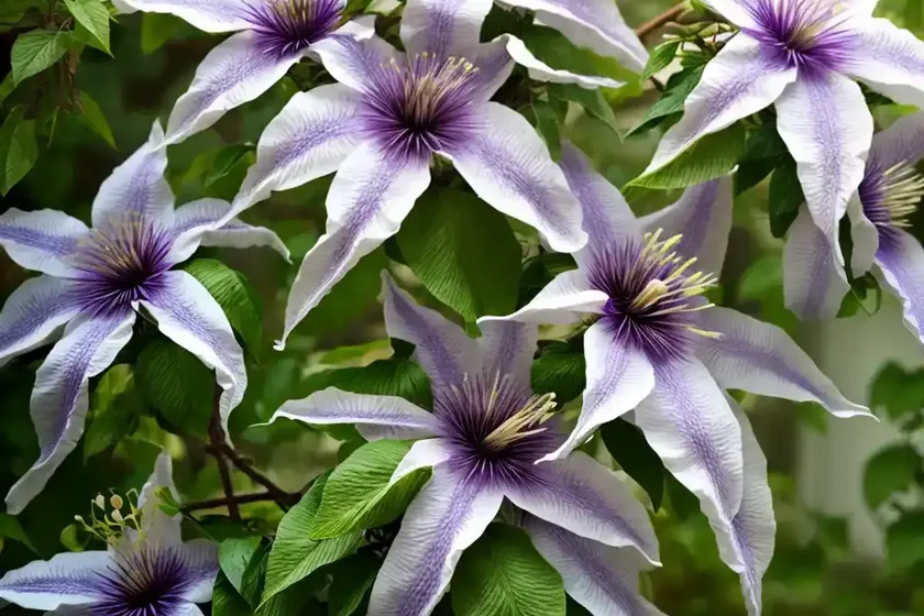 Woodbine (clematis virginiana) — photo 2
