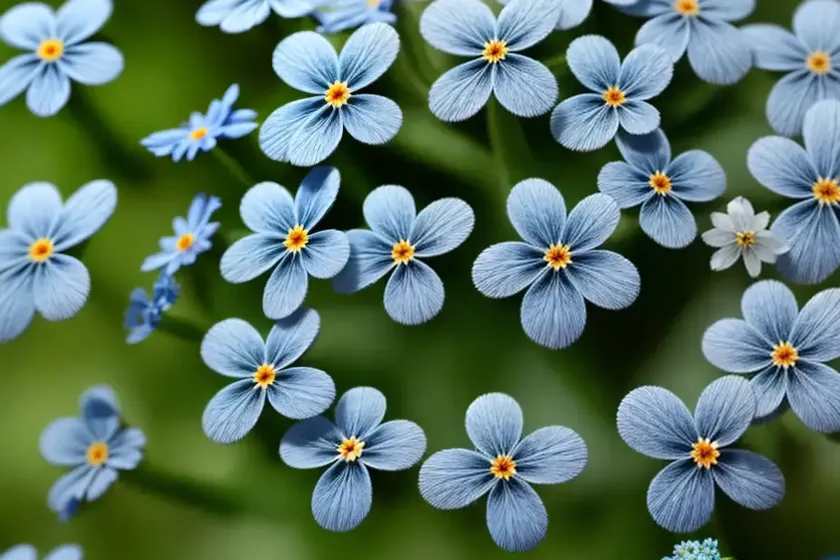 Woodland forget-me-not (myosotis sylvatica) — photo 3