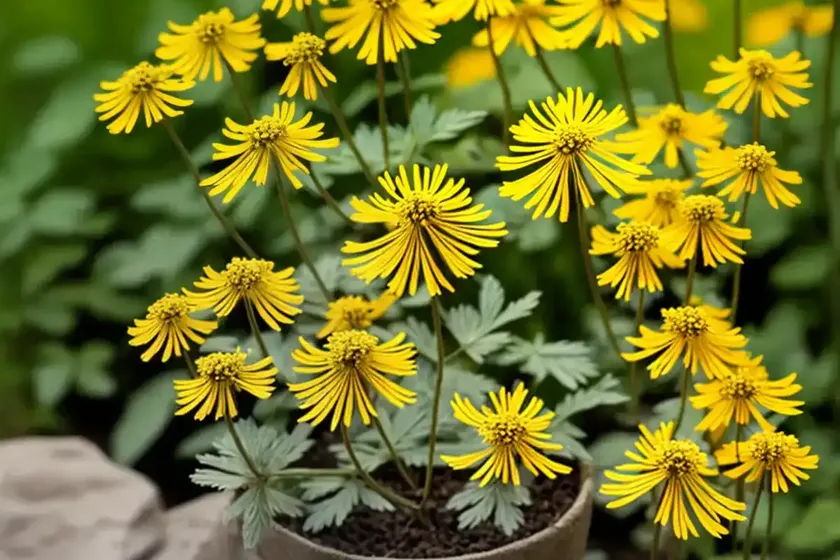 Woodland ragwort (senecio sylvaticus) — photo 3