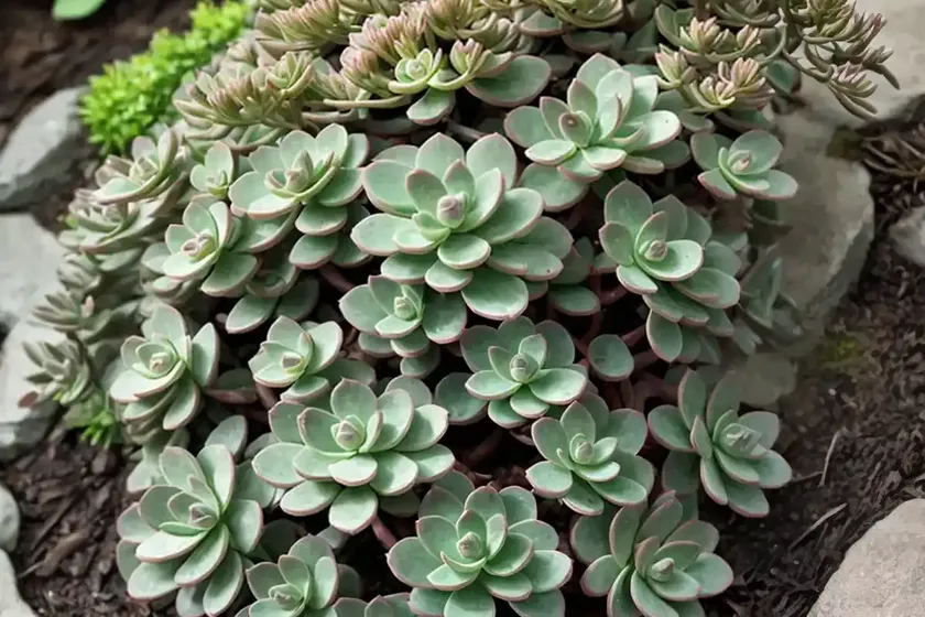Woodland stonecrop (sedum ternatum) — photo 2