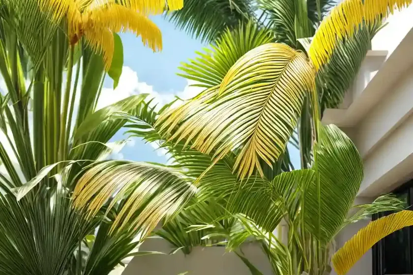 Yellow butterfly palm (dypsis lutescens) — photo 3