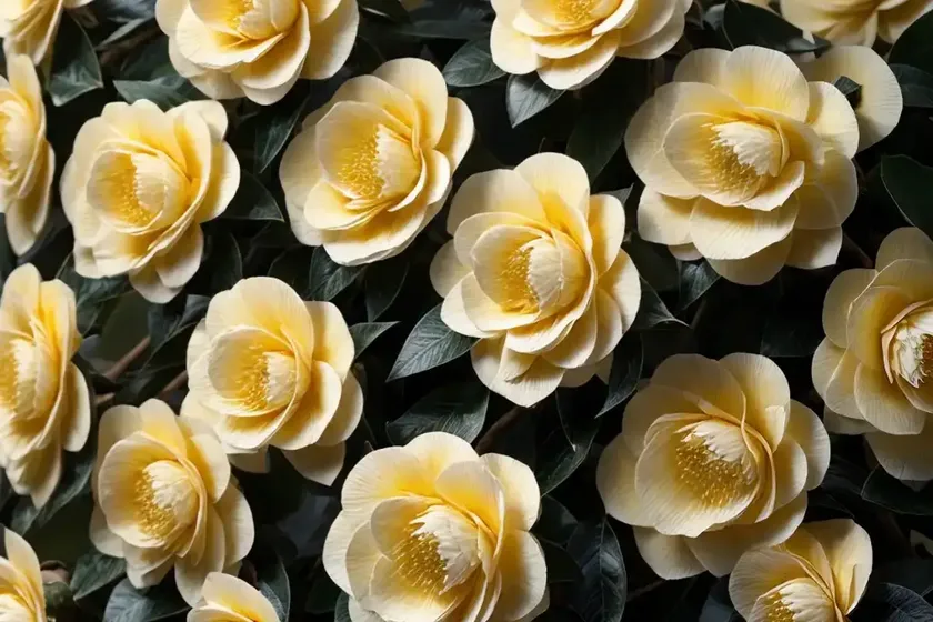 Yellow camellia (camellia petelotii var. petelotii) — photo 3