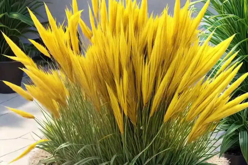 Yellow foxtail (setaria pumila) — photo 3