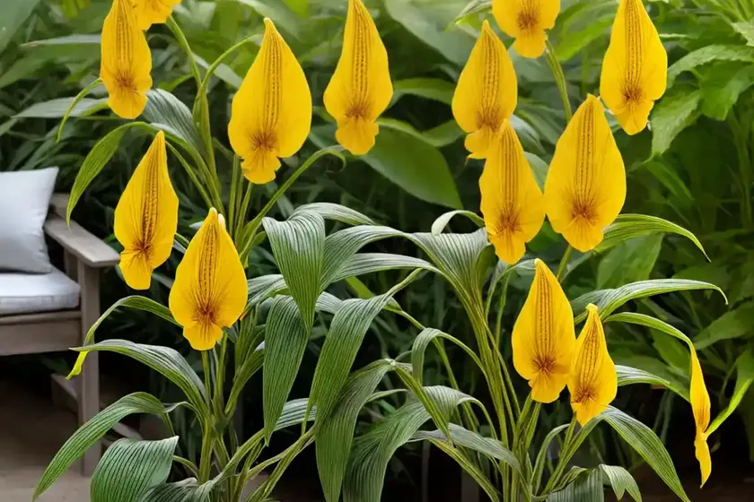 Yellow hollow tooth (galeopsis segetum) — photo 2