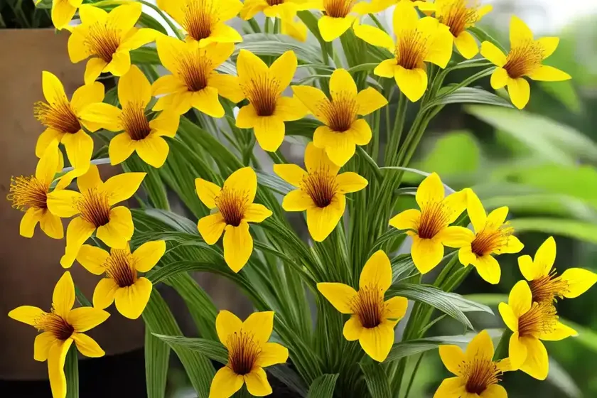 Yellow hollow tooth (galeopsis segetum)