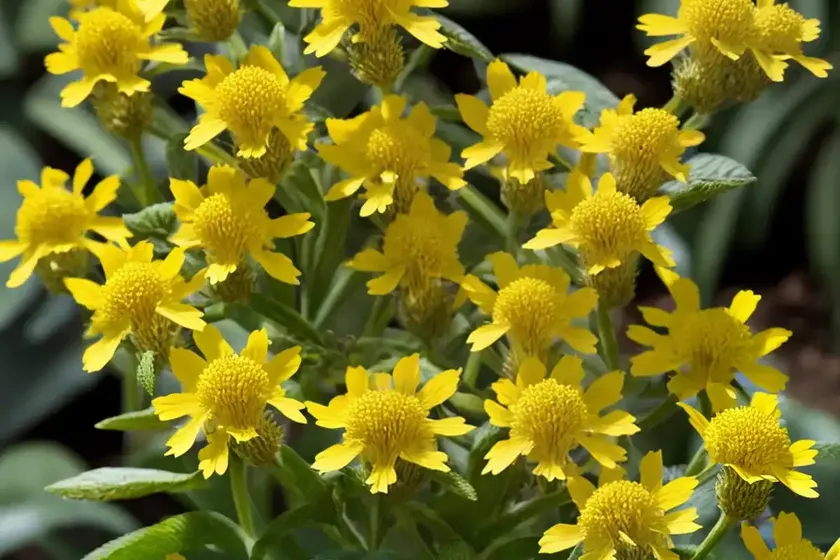 Yellow jacobinia (justicia aurea) — photo 3