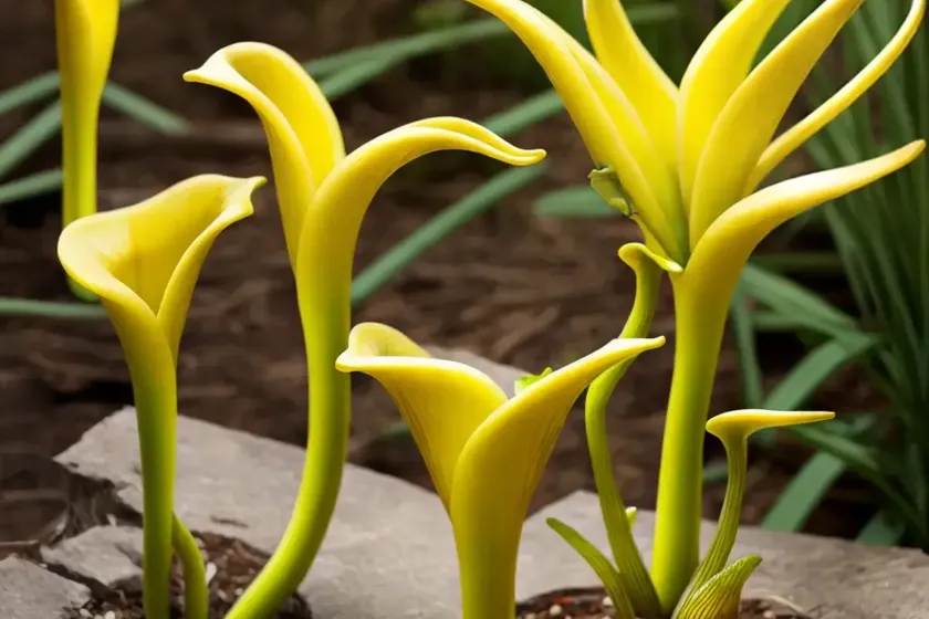 Yellow pitcher plant (sarracenia flava) — photo 3