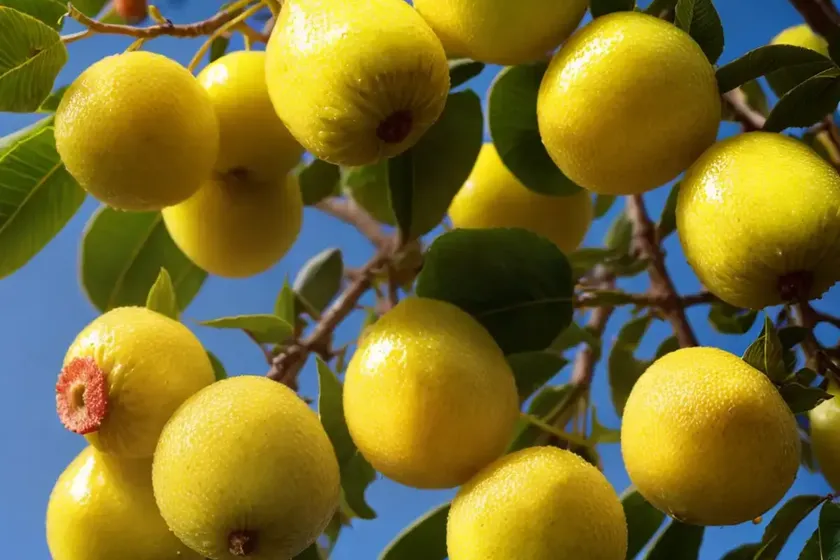 Yellow strawberry guava (psidium littorale) — photo 3