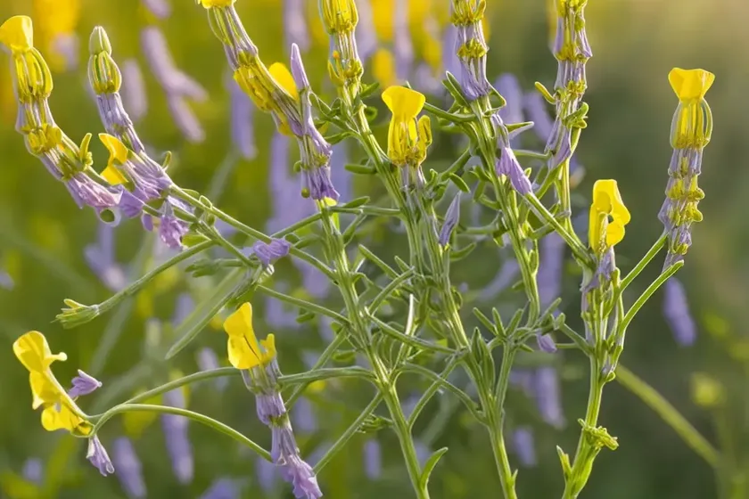 Yellow vetch, smooth yellow vetch (vicia lutea)