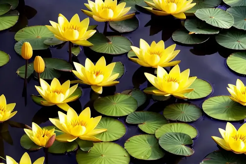 Yellow-water-lily (nuphar lutea) — photo 3