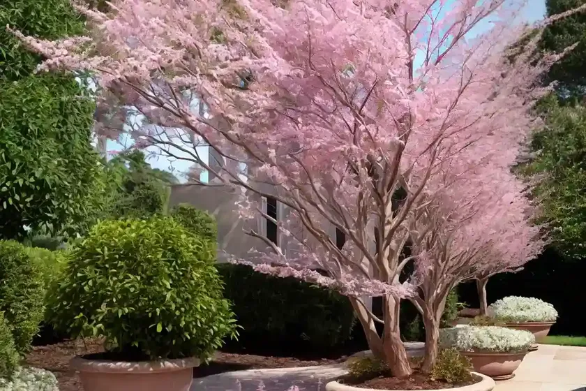 Yellowwood (cladrastis kentukea ‘perkins pink’) — photo 3