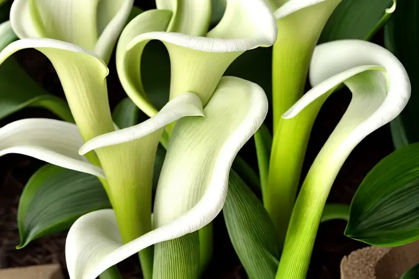 Zantedeschia aethiopica ‘green goddess’ (calla lily) — photo 3