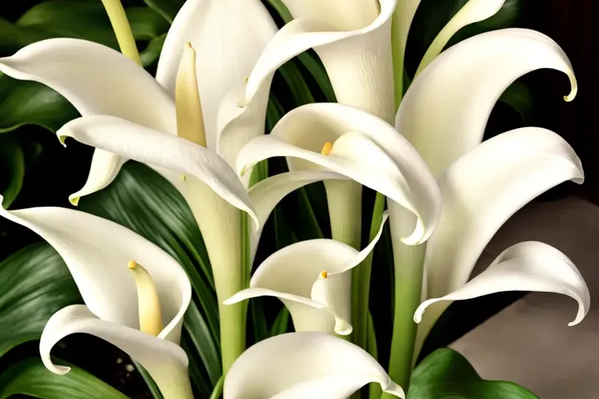 Zantedeschia ‘crystal blush’ (calla lily) — photo 2