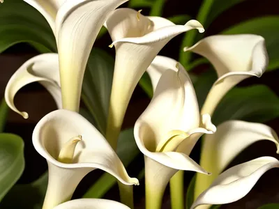 Zantedeschia ‘Mozart’ (Calla Lily)