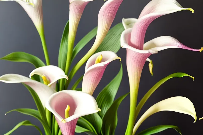 Zantedeschia rehmannii (pink calla lily) — photo 2