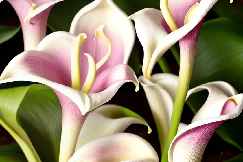 Zantedeschia rehmannii (pink calla lily) — photo 3