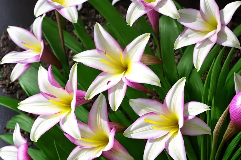 Zephyranthes drummondii (evening rain lily) — photo 3
