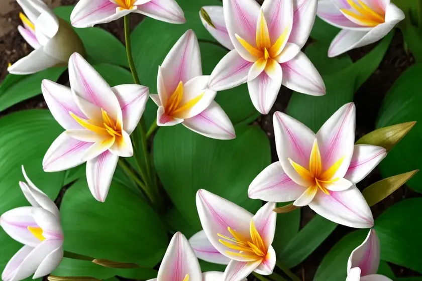 Zephyranthes grandiflora (rain lily) — photo 2