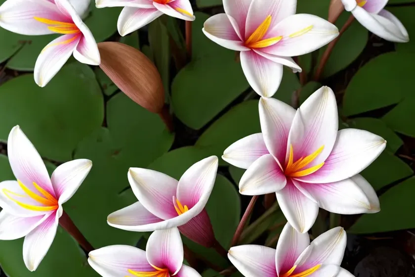 Zephyranthes grandiflora (rain lily) — photo 3