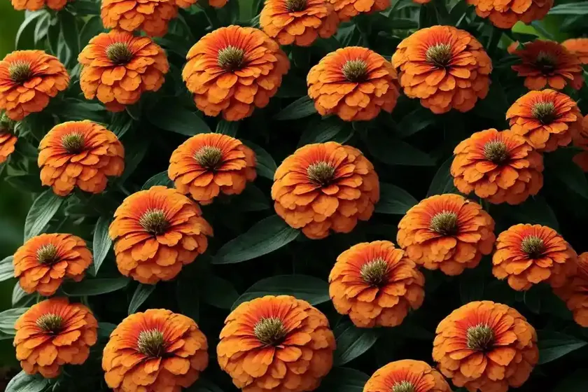 Zinnia ‘Benary’s Giant Orange’) — photo 2
