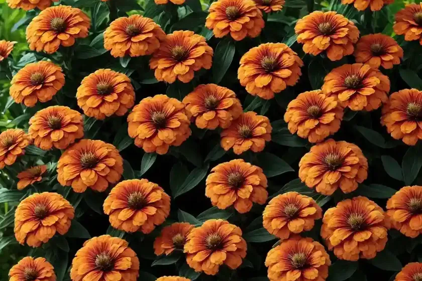 Zinnia ‘Benary’s Giant Orange’) — photo 3