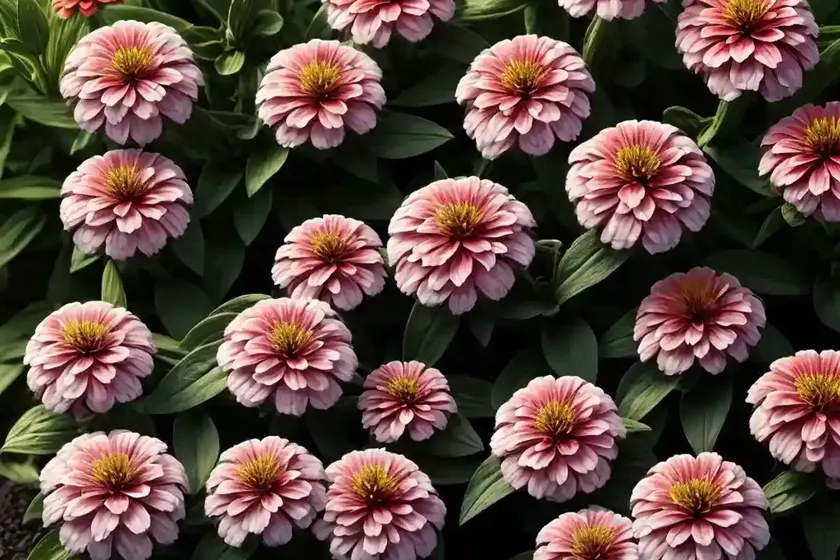 Zinnia elegans ‘pinca’) — photo 2