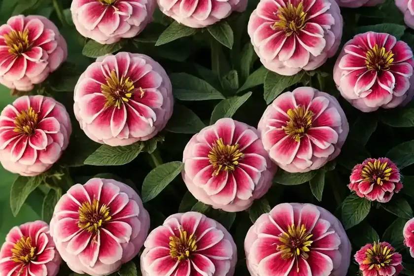 Zinnia marylandica ‘zahara raspberry’) — photo 2
