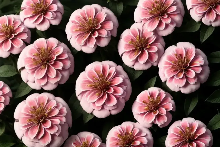 Zinnia marylandica ‘zahara starlight rose’) — photo 3