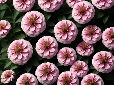 Zinnia Marylandica ‘Zahara Starlight Rose’)