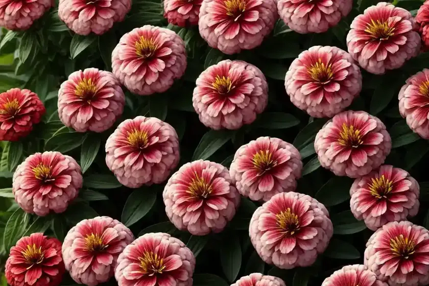 Zinnia ‘Profusion Double Hot Cherry’) — photo 2