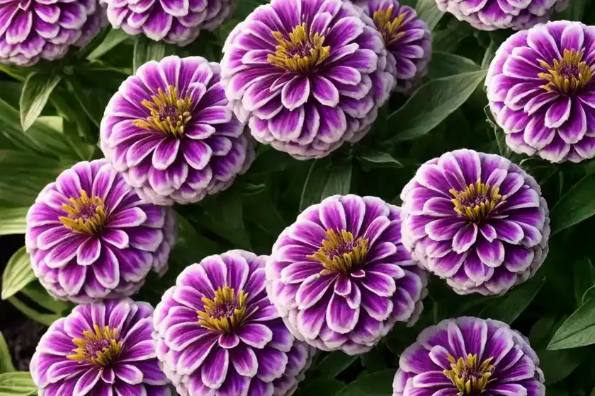 Zinnia ‘purple prince’) — photo 2