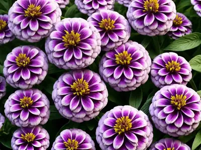 Zinnia ‘Purple Prince’)